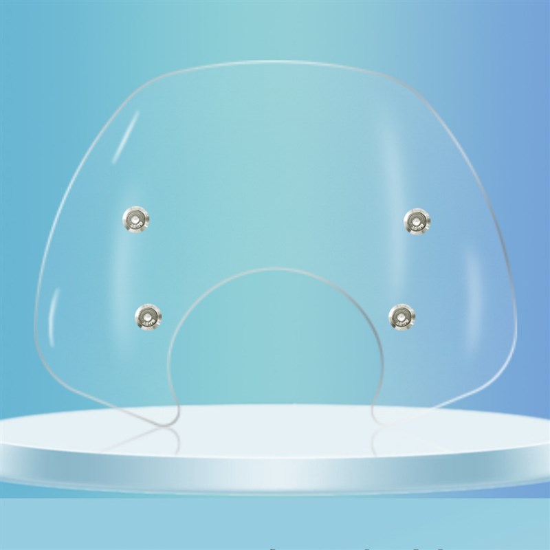 适用新款标致姜戈TT/150风挡复古摩托改装配件前挡风高透防爆玻璃