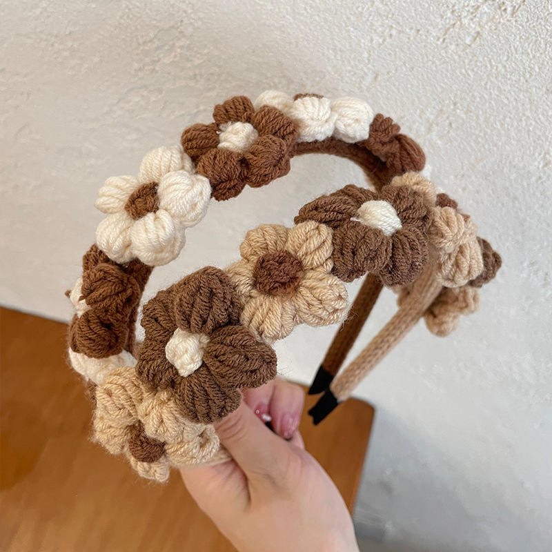 2022New Flower Headbands Women Fashion Hair band Hair access