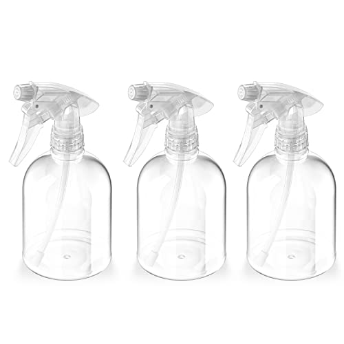 Bar5F Empty Clear Spray Bottle Adjustable Head Sprayer from