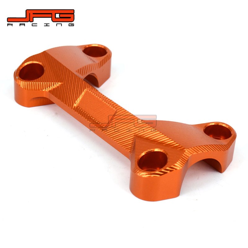 适用越野摩托车125/200DUKE390改装手把车把压块变径车把盖饰