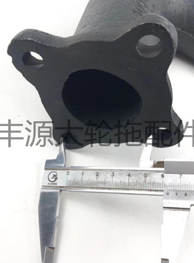 迪尔904拖拉机农机配件排气弯管4孔2孔增压器膨胀节3圈连接排气管