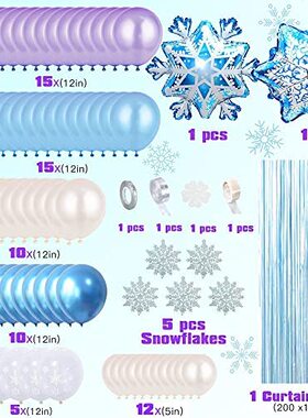Frozen Balloons Arch Garland Kit  Frozen Birthday Balloons F