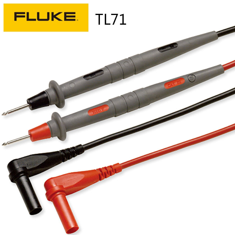 FLUKE福禄克TL75万用电表专用表笔LT175钳形表表针TL71表棒TL20