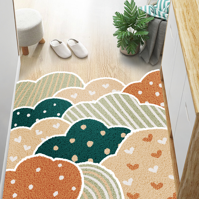 Silk Y-ring door mat sliding door anti-entry mat entrance