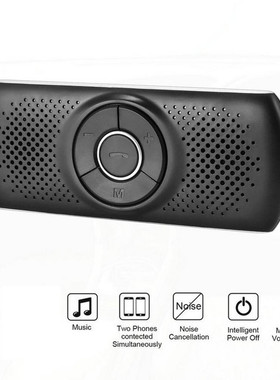 T826 Handsfree Car Kit Wireless Car Speakerphone Tf Music