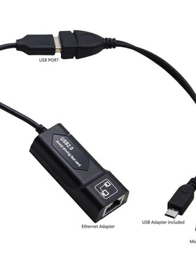 LAN Ethernet Adapter适用于 AMAZON FIRE TV 3 or STICK GEN 2 o