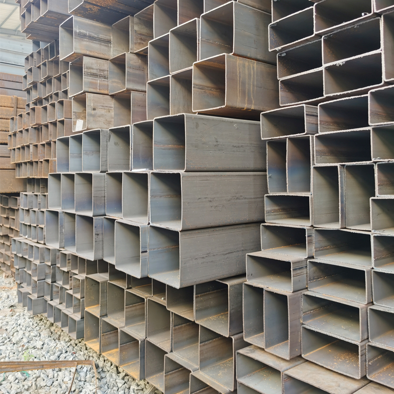钢材铁管镀锌方钢管矩形管方通厂家管材黑方管50*100四方管40*60