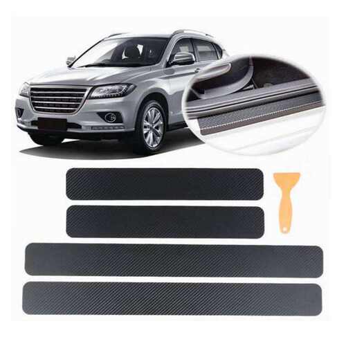极速Car doorsill carbon fiber stickers 3D film Car welcome p