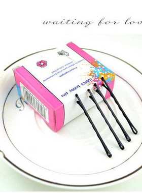 est Black Wire Word Folder One Containing Hairpin Hair Clips