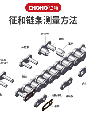 i征和H链条工业传动滚子链条4分08A单排短节距链条5分10A6分12022