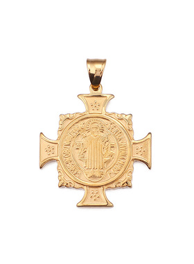 Fashion Mens Titanium Steel Pendant Fashion Gold Personalit