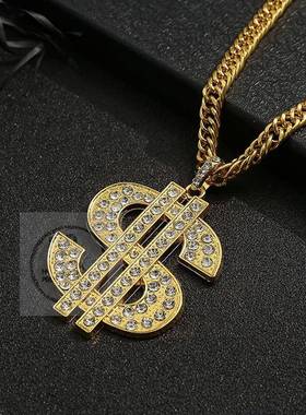 Jewelry electric syllable tendsetter hip hop dollar symbol