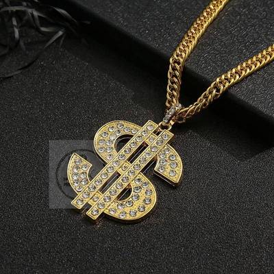 Jewelry electric syllable tendsetter hip hop dollar symbol