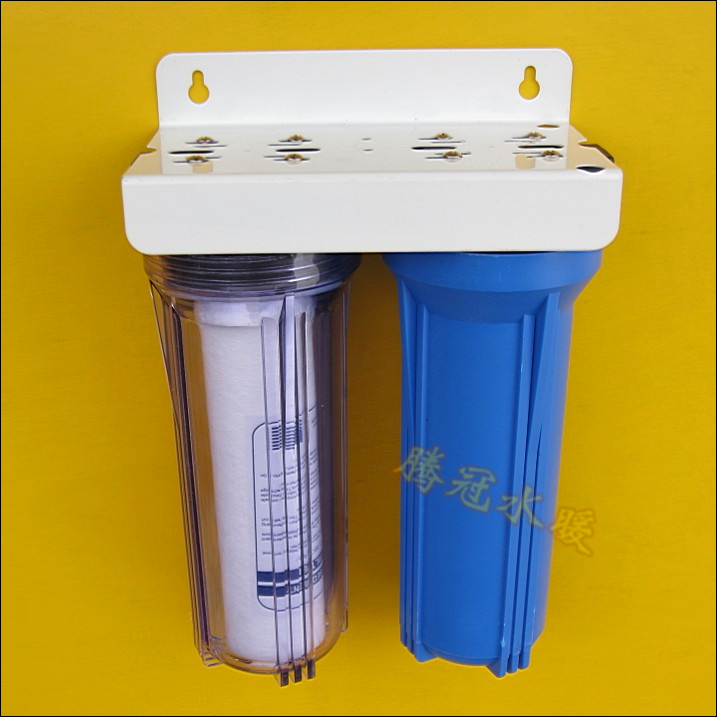 家用。水器4分10寸铜牙双级净水机过滤器/二级/净2级/两级/