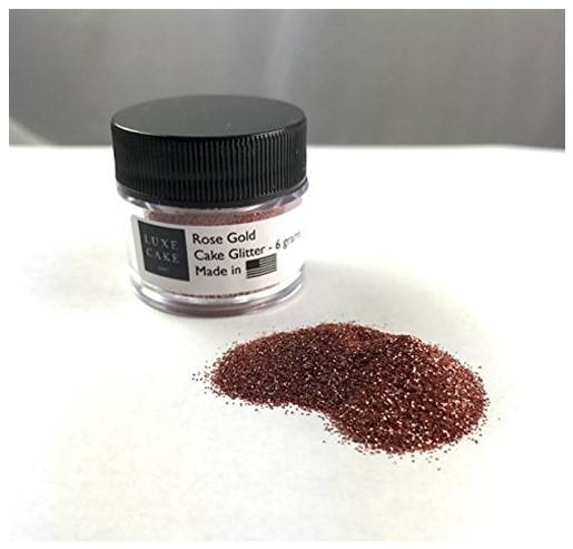 Luxury Diamond Dust, 6 grams, USA Made (Rose Gold