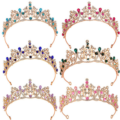 新娘皇冠头饰2022十八岁成年礼公主闺蜜礼物生日网红水钻王冠