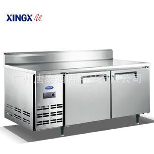 供应1.5米星星升级版铜管二门靠背工作台冷柜TZ300E-G