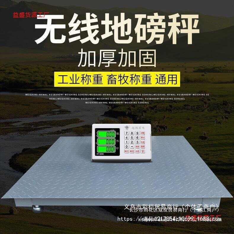 上海耀华地磅秤0-3吨围栏称猪