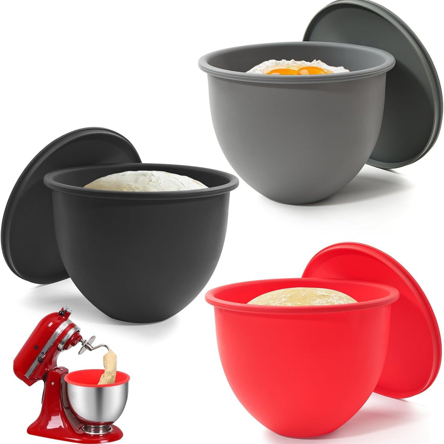 KitchenAid 5QT脱立式搅拌机硅胶衬垫搅拌机配件