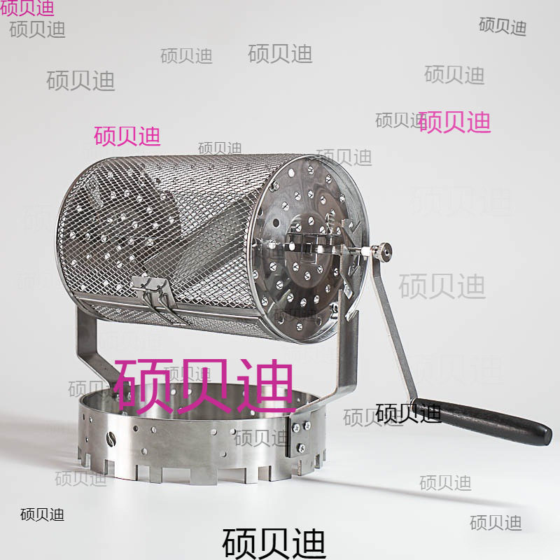手摇直火烘豆机家用烤笼