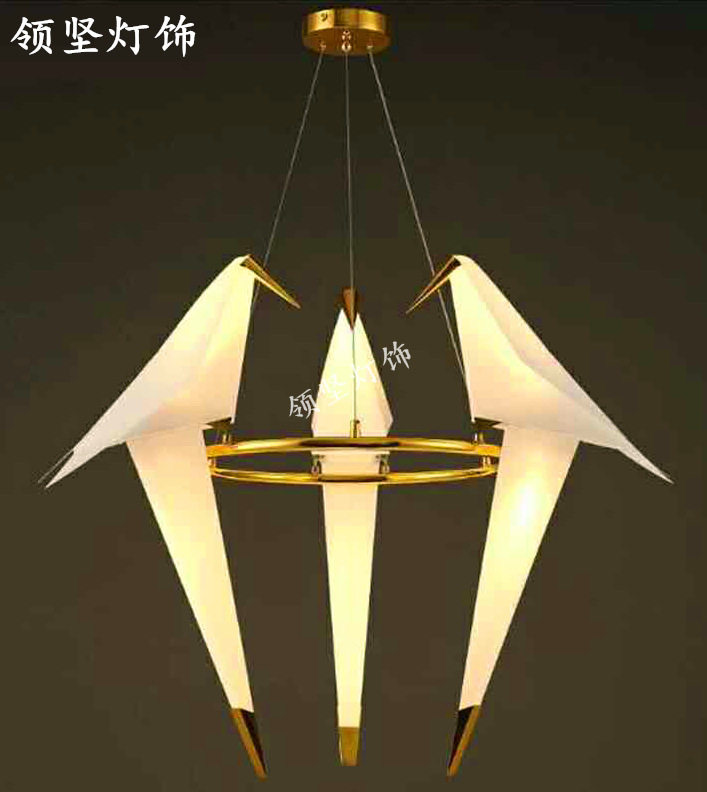 厂家直销LED小鸟千纸鹤落地灯