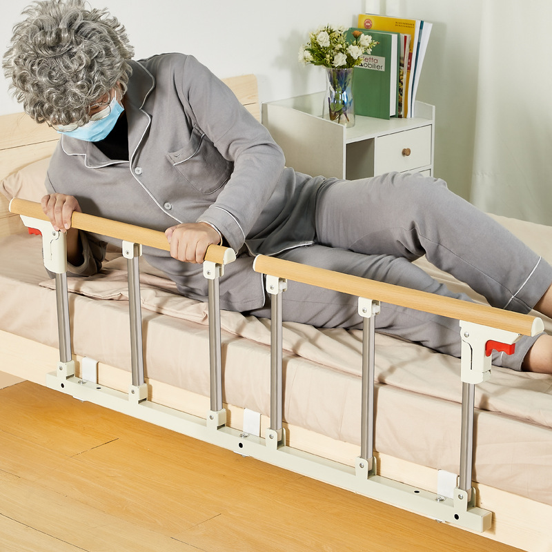 家用老人病患床边防摔护栏起床辅助器老年人起身助力防掉折叠床边