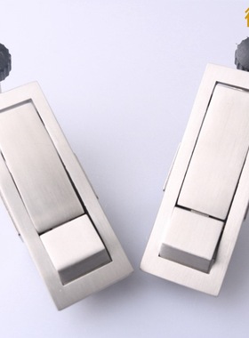 304不锈钢MS708-2-3平面锁配电箱机柜锁 开关柜门锁工业柜锁