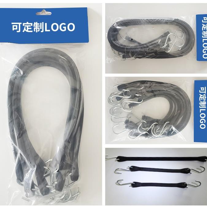 行李车捆绑带 卡车橡胶捆绑带 行李扎带绳捆行李松紧绳厂家