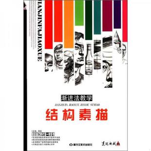 黑龙江美术出版 正版 颜培 渐进法教学：结构素描 社 速发9787531833741