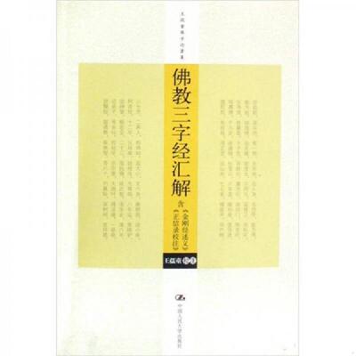 正版速发9787300087962 佛教三字经汇解 王孺童校注 中国人民大学出版社