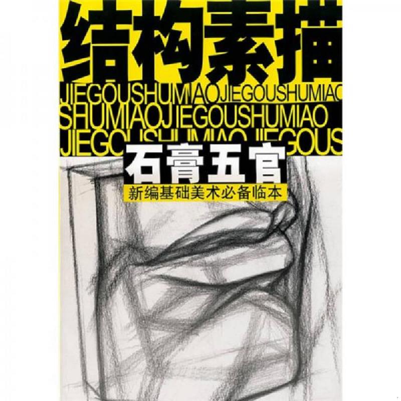 正版速发9787534023521 新编基础美术必备临本：石膏五官 沈玉佩　编著 浙江人民美术出版社