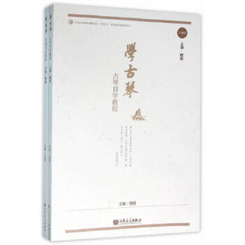 正版速发9787103050811 学古琴——古琴自学教程 （上下册） 杨青 人民音乐出版社