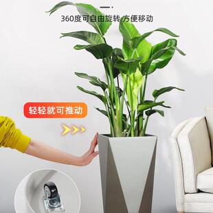 花盆托盘带轮子可移动底座滚轮塑料底托隐形万向轮大承重滑轮托架
