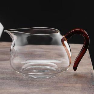 家用公道杯玻璃加厚耐热分茶器过滤公杯功夫茶具茶漏套装 世器