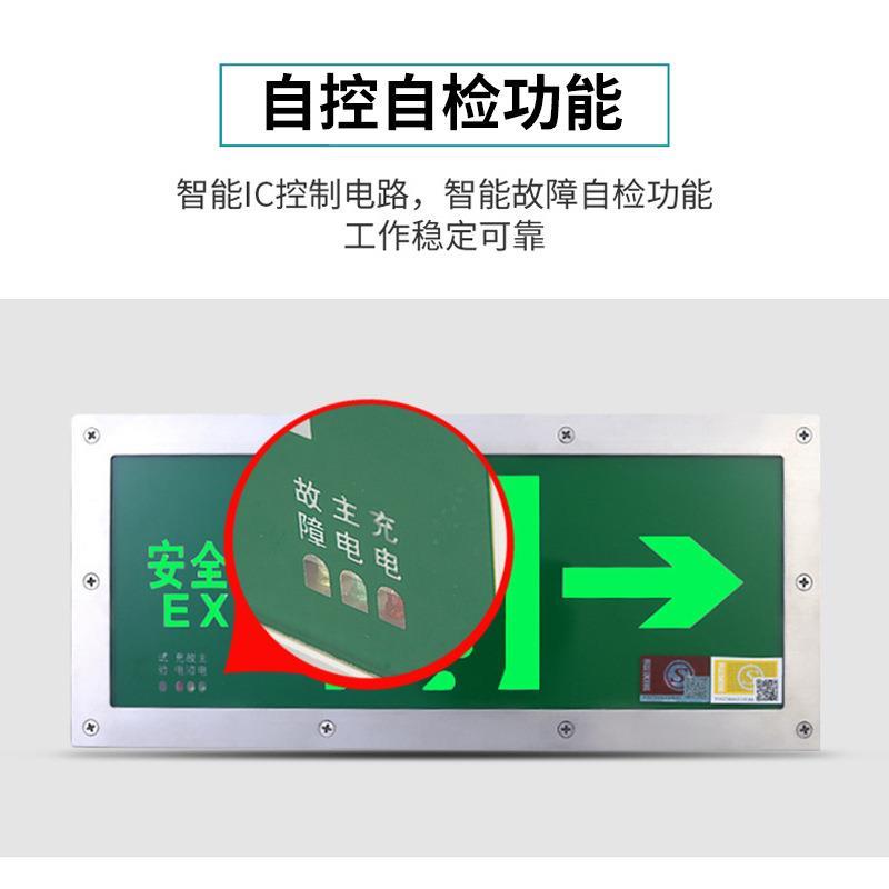 IP65消防应急灯紧急疏散防水标志灯安全出口指示灯应急指示牌