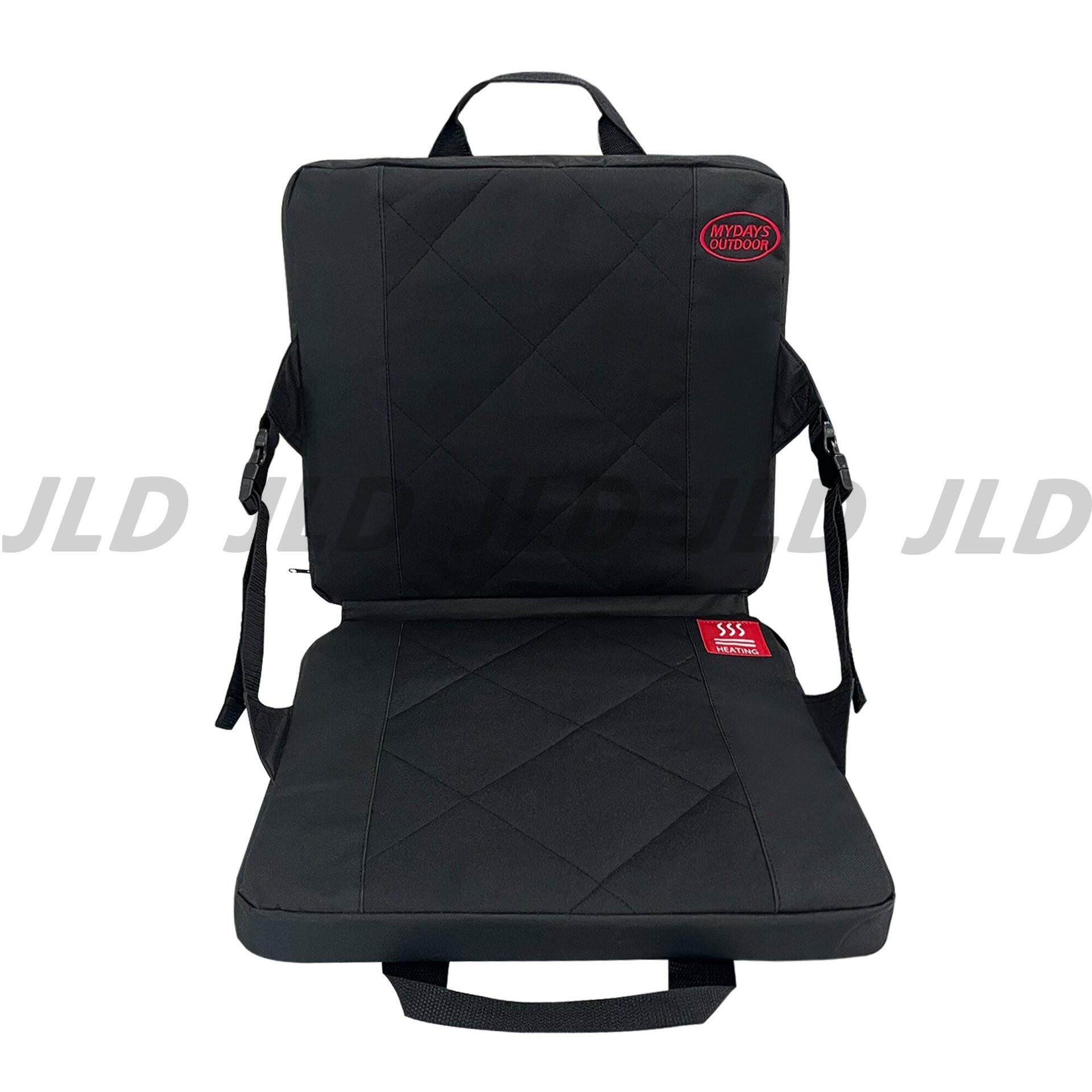 跨境亚马逊供货户外便携式野营秋冬加热坐垫可折叠体育场防脏垫