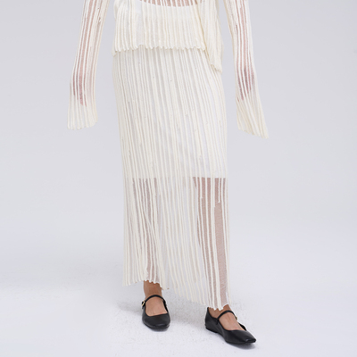 觉织Sensiyarn竹露直筒半裙JZJC048