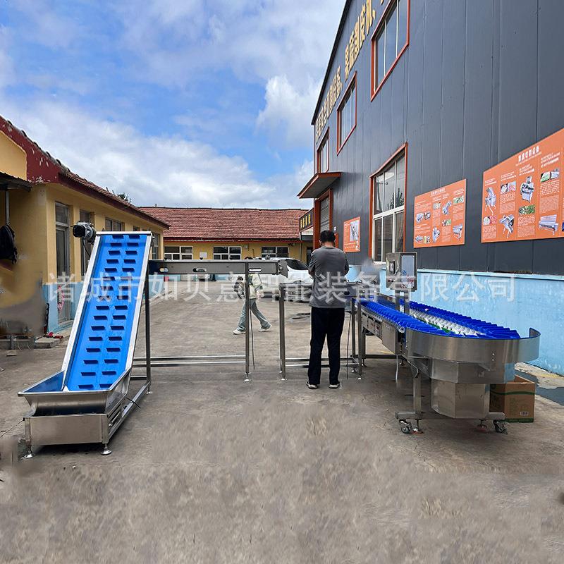大产量橘子称重分选机 翻盘式称重分选设备 鹅肝鸭头肉食等级称重