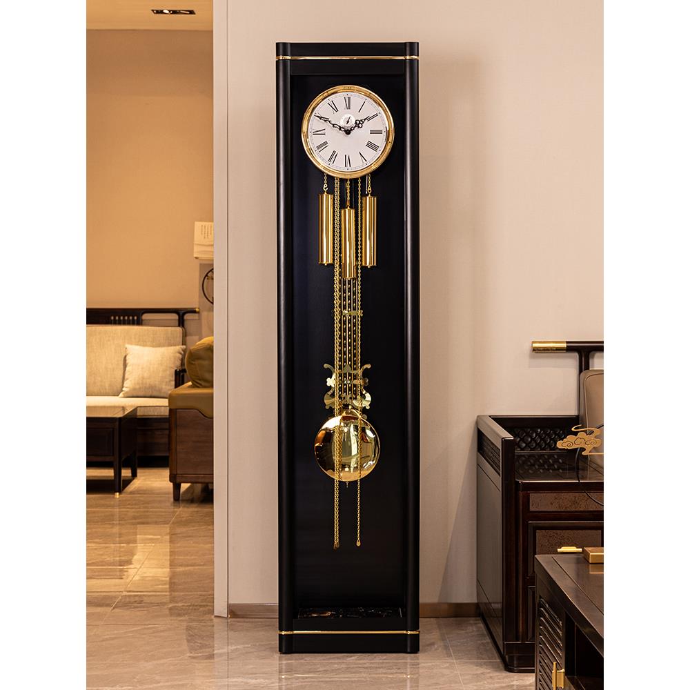 德国赫姆勒现代简约客厅落地钟轻奢欧式大座钟新中式创意立式摆钟