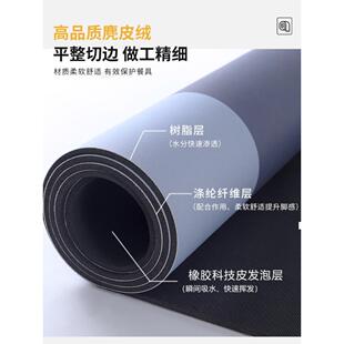 防滑吸水硅藻泥地毯脚垫家用免洗厨房耐脏可擦速干专用软长条地垫