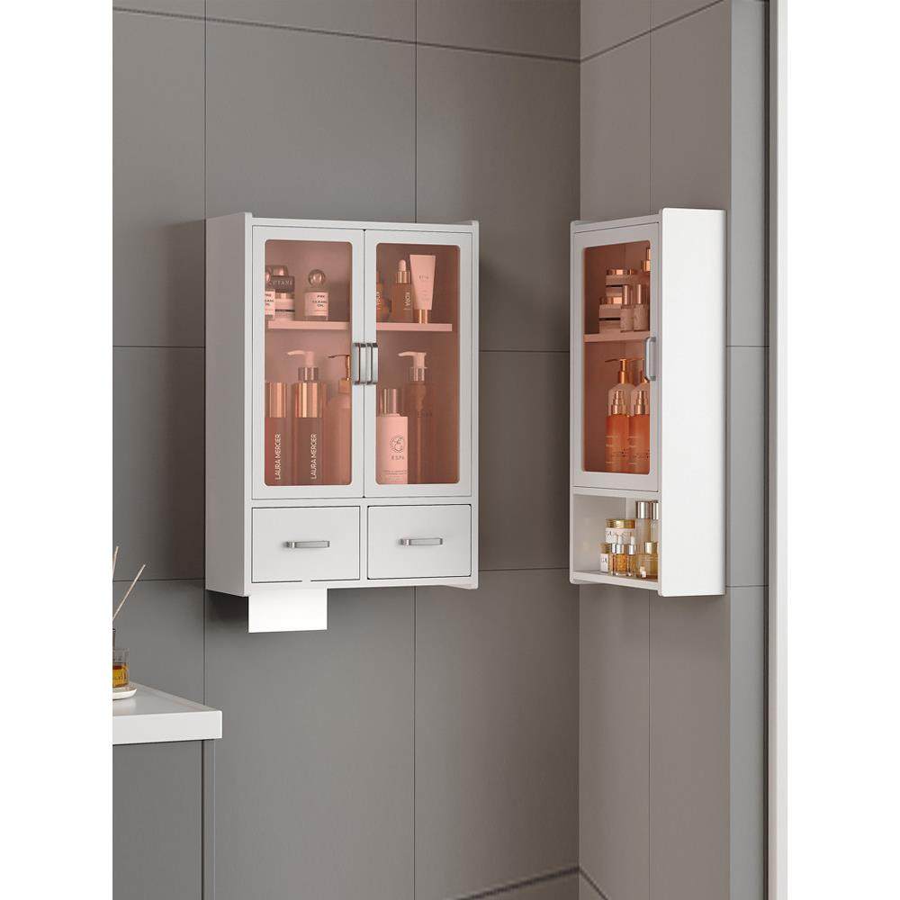 浴室卫生间置物架储物收纳柜化妆品洗漱台墙上壁挂式小壁柜吊柜,家庭/个人清洁工具,浴室角架/置物架,淘宝优惠券,粉丝福利购,淘宝优惠卷