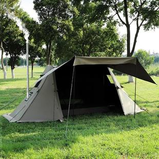 备BC野营帐篷 步林GuideSeries户外防水黑胶庇护所烟囱帐露营装