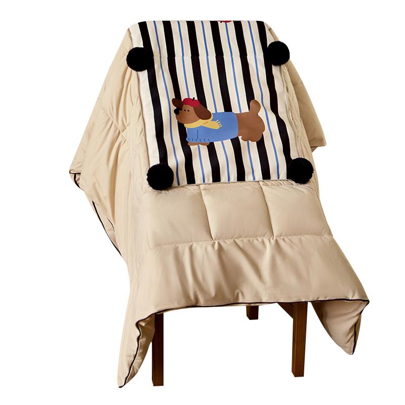 巴特沙发客厅抱枕被子二合一卡通车用被子两用折叠毯子四季空调被