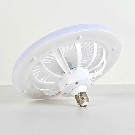 LED灯泡e27螺口吊扇灯遥控小型吸顶吊灯卧室饭厅厨房儿童房节能灯
