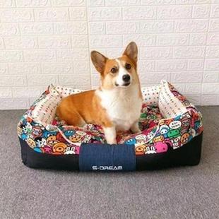 通用可拆洗柯基犬专用泰迪小型犬网 四川成都宠物用品狗窝柯基四季