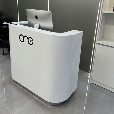 收银台店铺小型服装店吧台桌美容院美发店简约现代前台公司接待台