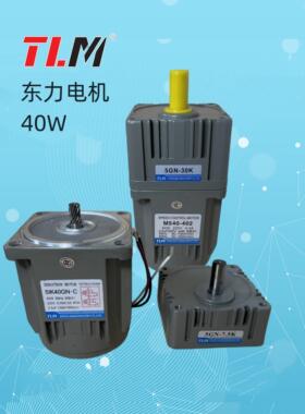 东力TLM调速刹车40W电机M540-402定速马达5IK40GN-C/S3BM配减速箱