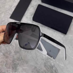 24N潇湘太阳镜熊猫滑雪护目镜黑白防风太阳镜大框连体镜护目镜女