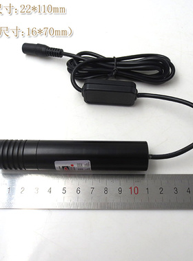 450nm3500mw十字红外线定位灯点状镭射超高亮可调蓝光一字激光器