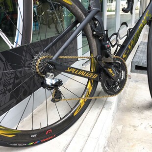 KMC12速链条桂盟山地自行车公路车配件 X12钛金色银色e12变速链条